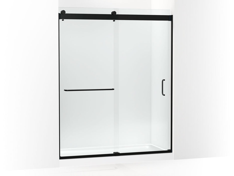 KOHLER K-CA33788-10L Stoneridge 80-5/16" H frameless sliding shower door with 3/8" -thick Crystal Clear glass