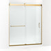 KOHLER K-CA33788-10L Stoneridge 80-5/16" H frameless sliding shower door with 3/8" -thick Crystal Clear glass