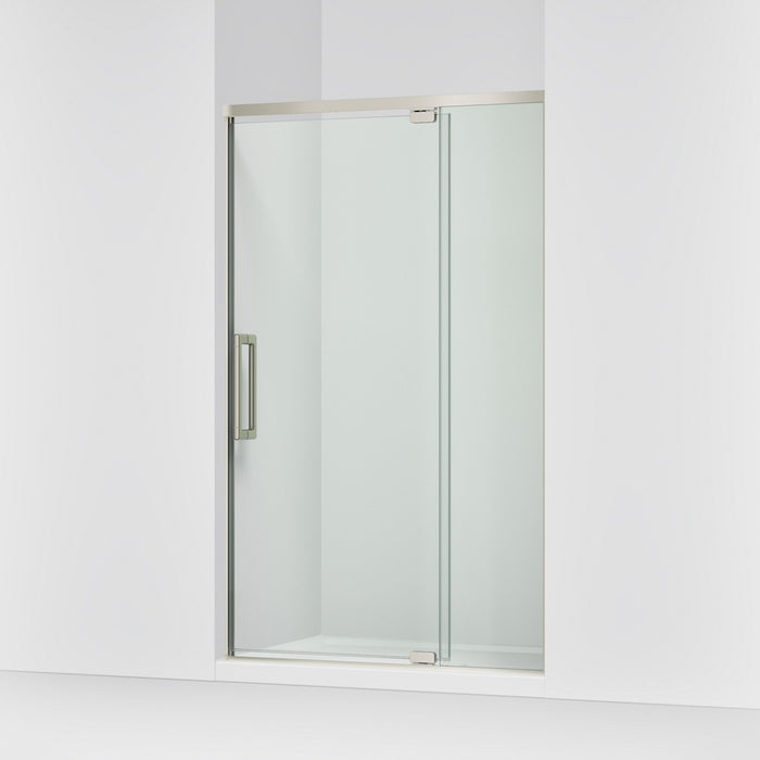 KOHLER K-CA37595-8L Statement 76" H pivot shower door with 5/16"-thick glass, anodized brushed nickel - view 4