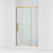 KOHLER K-CA37595-8L Statement 76" H pivot shower door with 5/16"-thick glass, vibrant brushed moderne brass