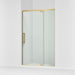 KOHLER K-CA37596-8L Statement 76" H pivot shower door with 5/16"-thick glass, vibrant brushed moderne brass