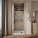 KOHLER K-CA37598-8L Statement 76" H pivot shower door with 5/16"-thick glass, matte black - view 3