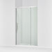 KOHLER K-CA37599-8L Statement 76" H pivot shower door with 5/16"-thick glass, bright polished silver