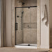 KOHLER K-CA37599-8L Statement 76" H pivot shower door with 5/16"-thick glass, matte black - view 2
