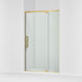 KOHLER K-CA37599-8L Statement 76" H pivot shower door with 5/16"-thick glass, vibrant brushed moderne brass