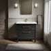 KOHLER K-CM33559-BD1 Artifacts 36" bathroom vanity cabinet with sink and quartz top, slate grey - view 5