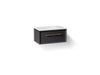 KOHLER K-CM33562-BD1 Enivo 36" wall-hung bathroom vanity cabinet with sink and quartz top, gloss black