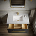 KOHLER K-CM33562-BD1 Enivo 36" wall-hung bathroom vanity cabinet with sink and quartz top, gloss black - view 3