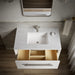 KOHLER K-CM33562-BD1 Enivo 36" wall-hung bathroom vanity cabinet with sink and quartz top, white - view 3