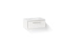 KOHLER K-CM33566-BD1 Lodern 36" wall-hung bathroom vanity cabinet with sink and quartz top, linen white