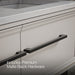 KOHLER K-CM33567-BD23 Lodern 60" Wall-hung Bathroom Vanity Cabinet with Sinks and Quartz Top, Linen White - Detail image of a