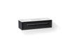 KOHLER K-CM33567-BD23 Lodern 60" Wall-hung Bathroom Vanity Cabinet with Sinks and Quartz Top, Slate Grey - 3/4 view of produc