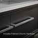 KOHLER K-CM33567-BD23 Lodern 60" Wall-hung Bathroom Vanity Cabinet with Sinks and Quartz Top, Slate Grey - Detail image of a 