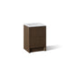 KOHLER K-CM39265-BD1 Statement 24" Bathroom Vanity Set with Sink and Quartz Top, Draper Oak - 3/4 view of product