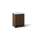 KOHLER K-CM39265-BD1 Statement 24" Bathroom Vanity Set with Sink and Quartz Top, Draper Oak - 3/4 view of product