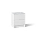 KOHLER K-CM39266-BD1 Statement 30" Bathroom Vanity Set with Sink and Quartz Top, White - 3/4 view of product