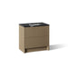KOHLER K-CM39267-BD1 Statement 36" Bathroom Vanity Set with Sink and Quartz Top, Pale Oak - 3/4 view of product