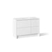 KOHLER K-CM39268-BD1 Statement 48" Bathroom Vanity Set with Sink and Quartz Top, White - 3/4 view of product