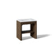 KOHLER K-CM39271-BD1 Statement 30" Console-style Bathroom Vanity Set with Sink and Quartz Top, Draper Oak - 3/4 view of produ