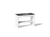 KOHLER K-CM39273-BD1 Statement 48" Console-style Bathroom Vanity Set with Sink and Quartz Top, White - 3/4 view of product