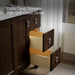 KOHLER K-CM99533-BD1 Poplin 36" bathroom vanity cabinet with sink and quartz top, claret suede - view 4