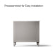 KOHLER K-CM99533-BD1 Poplin 36" bathroom vanity cabinet with sink and quartz top, mohair grey - view 3