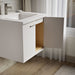 KOHLER K-CM99539-BD1 Jute 24" wall-hung bathroom vanity cabinet with sink and quartz top, linen white - view 3