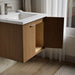 KOHLER K-CM99539-BD1 Jute 24" wall-hung bathroom vanity cabinet with sink and quartz top, walnut flax - view 4
