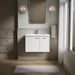 KOHLER K-CM99541-BD1 Jute 31" wall-hung bathroom vanity cabinet with sink and quartz top, linen white - view 4
