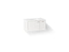 KOHLER K-CM99543-BD1 Jute 36" wall-hung bathroom vanity cabinet with sink and quartz top, linen white