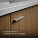 KOHLER K-CM99548-BD1 Jute 60" wall-hung bathroom vanity cabinet with sinks and quartz top, walnut flax - view 5