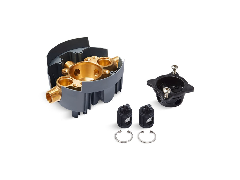 KOHLER K-P8300-KS Rite-Temp Valve body rough-in with service stops and universal inlets, project pack, not applicable