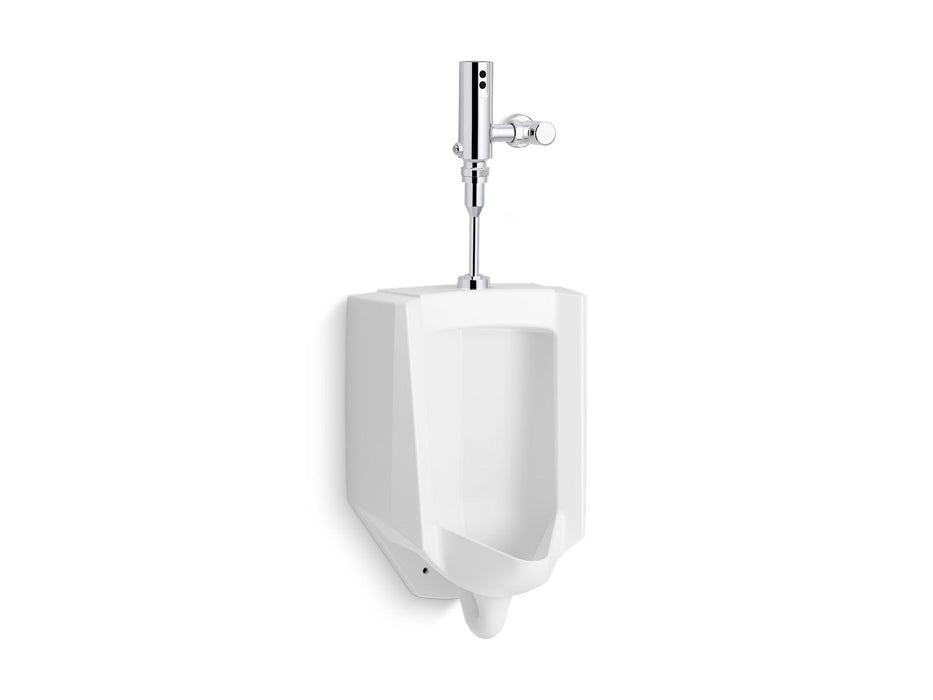 KOHLER K-PR4991-T1D Bardon High-efficiency urinal with Mach Tripoint touchless DC 0.125 gpf flushometer, not applicable