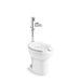 KOHLER K-PR96053-T5DS Wellcomme Commercial antimicrobial toilet with Mach Tripoint touchless DC 1.6 gpf flushometer, not...