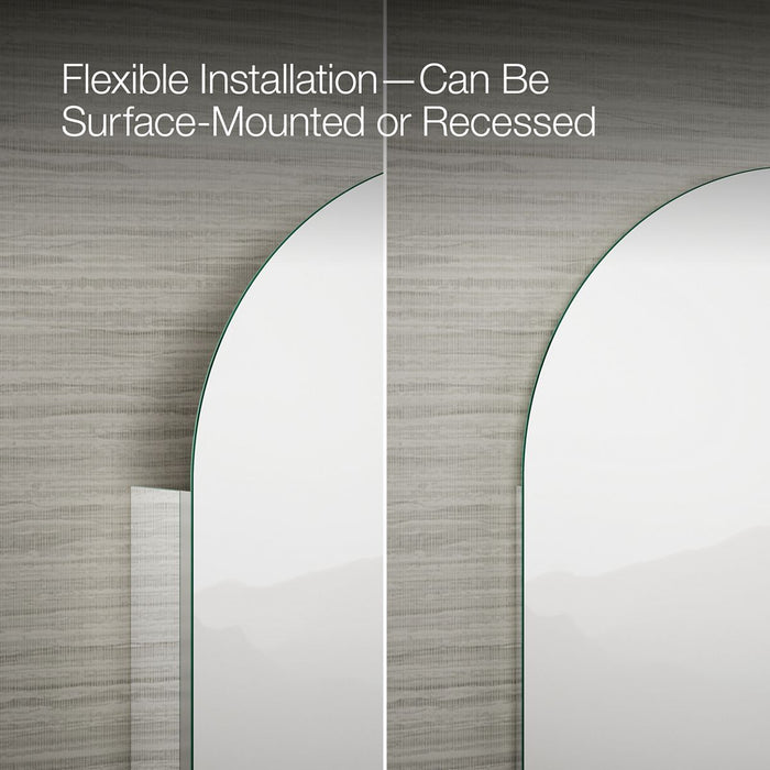 KOHLER K-R33291 Embark 20" x 32" Arched Medicine Cabinet - Detail image of a product feature