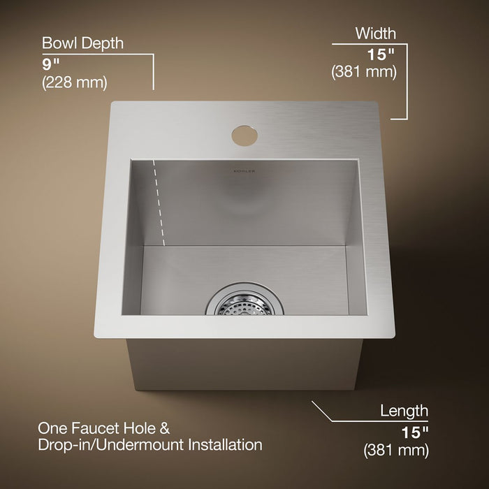 3/4 view of product with dimensions