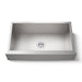 KOHLER K-RH20910 Lyric 34" Undermount Single-bowl Farmhouse Kitchen Sink, Stainless Steel - 3/4 view of product