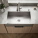 KOHLER K-RH20910 Lyric 34" Undermount Single-bowl Farmhouse Kitchen Sink, Stainless Steel - Shows close up detail of product 