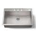 KOHLER K-RH20912 Lyric 32" Undermount Single-bowl Kitchen Sink, Stainless Steel - 3/4 view of product