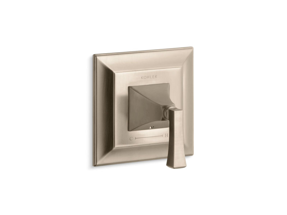 KOHLER K-T10421-4V Memoirs MasterShower temperature control valve trim, vibrant brushed bronze