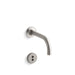 KOHLER K-T11841 Purist Wall-mount touchless faucet trim with Insight technology and 6" 90-degree spout, requires valve,...