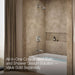 KOHLER K-T13133-4AL Pinstripe Rite-Temp bath and shower trim kit with push-button diverter and lever handle, without...
