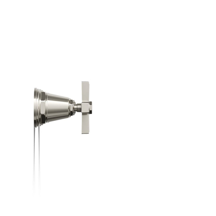 KOHLER K-T13141-3A Pinstripe Deck-mount bath faucet handle trim with Cross design