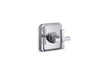 KOHLER K-T13174-3A Pinstripe MasterShower volume control valve trim with cross handle, polished chrome