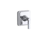 KOHLER K-T13175-4A Pinstripe MasterShower transfer valve trim lever handle, polished chrome
