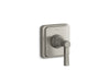 KOHLER K-T13175-4A Pinstripe MasterShower transfer valve trim lever handle, vibrant brushed nickel