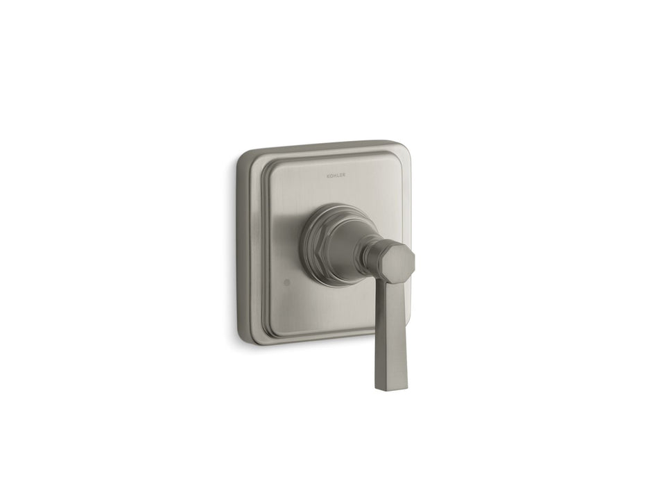 KOHLER K-T13175-4A Pinstripe MasterShower transfer valve trim lever handle, vibrant brushed nickel