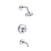 KOHLER K-T14420-3 Purist Rite-Temp bath and shower trim kit with push-button diverter and cross handle, 2.5 gpm, polished...