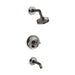 KOHLER K-T14420-3 Purist Rite-Temp bath and shower trim kit with push-button diverter and cross handle, 2.5 gpm, vibrant...