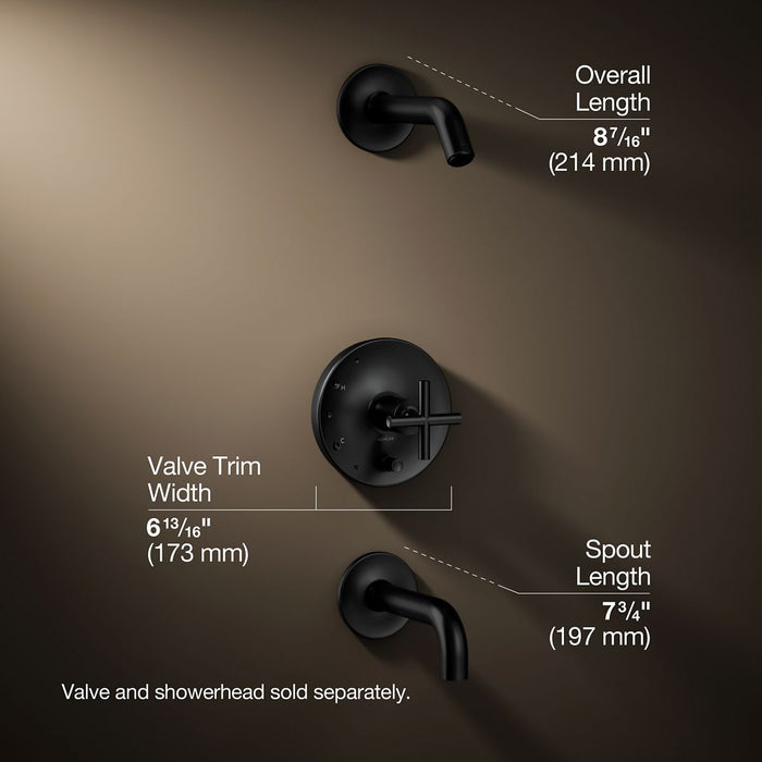 3/4 view of product with dimensions